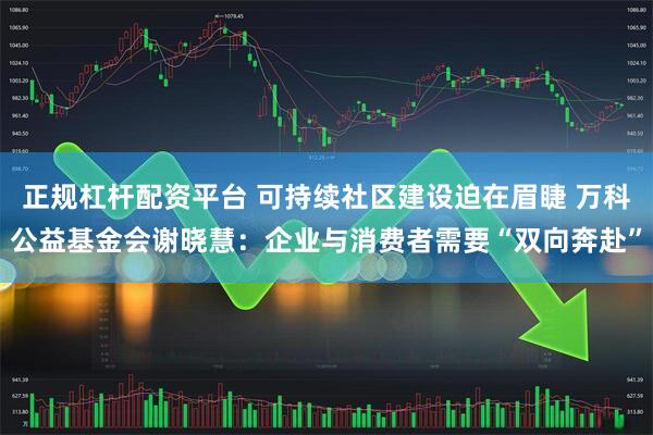 正规杠杆配资平台 可持续社区建设迫在眉睫 万科公益基金会谢晓慧：企业与消费者需要“双向奔赴”