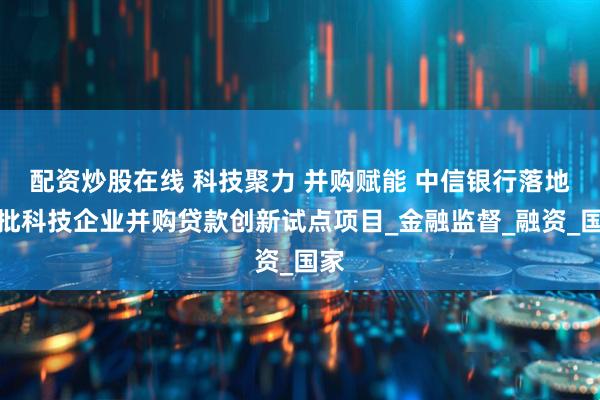 配资炒股在线 科技聚力 并购赋能 中信银行落地首批科技企业并购贷款创新试点项目_金融监督_融资_国家